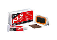 Набір для заклейки камери KLS Repair kit клей/латки/наждак/пластиковий бокс (1085-8585019375834)
