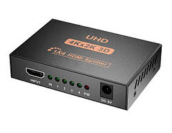 HDMI сплітер 1X4 4Kx2K AirBase IB-4144K