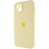 Чохол Silicone Case Full Camera Protective (AA) для Apple iPhone 15 (6.1") Жовтий / Mellow Yellow, фото 4