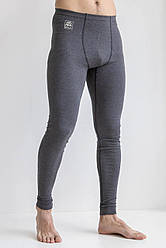 Бавовняні термоштани з внутрішнім начісом для низьких температур сірі