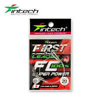 Поводок Флюорокарбоновый Intech FC First Leader 20 cm 2 шт (0.50 mm/9,00 kg)