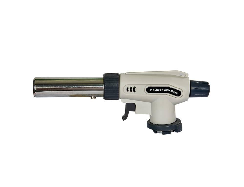 Пальник газовий 360° з регулюванням подавання повітря та п'єзопідпалюванням Ø 22 мм Vitals Master BT-194С, фото 1