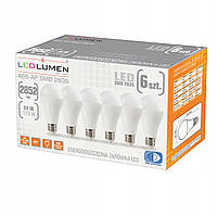 Лампочки Ledlumen E27 LED 2852lm A++ 6шт 24W=170W 2852lm CCD