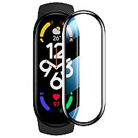 Полімерна плівка 3D (full glue) (тех.пак) для Xiaomi Mi Band 8 Чорний