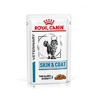 Royal Canin (Роял Канин) Skin & Coat влажный корм для котов для поддержания защитных функций кожи 85 г