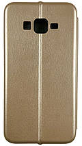 Чехол книжка Elegant book для Samsung Galaxy J2 Prime золотистый, фото 3