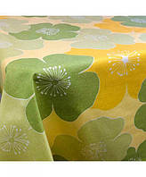 Водоотталкивающая скатерть Симфони зеленые цветы