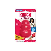 Резиновые игрушки для средних собак, прочная груша-кормушка Kong Classic 8,9 см M