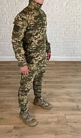 Военная форма пиксельная рип-стоп на флисе камуфляжная костюм тактический армейский пиксель зсу pixel MTP