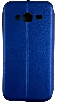 Чехол книжка Elegant book для Samsung Galaxy J3 синий, фото 3