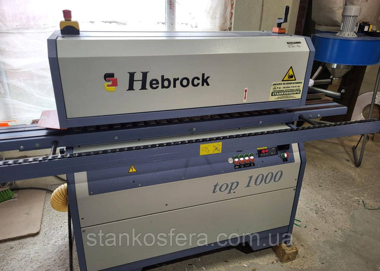 Компактный кромкооблицовочный станок Hebrock top 1000 бу 2019г. - длина 2,5 метра - фото 2 - id-p2000040203