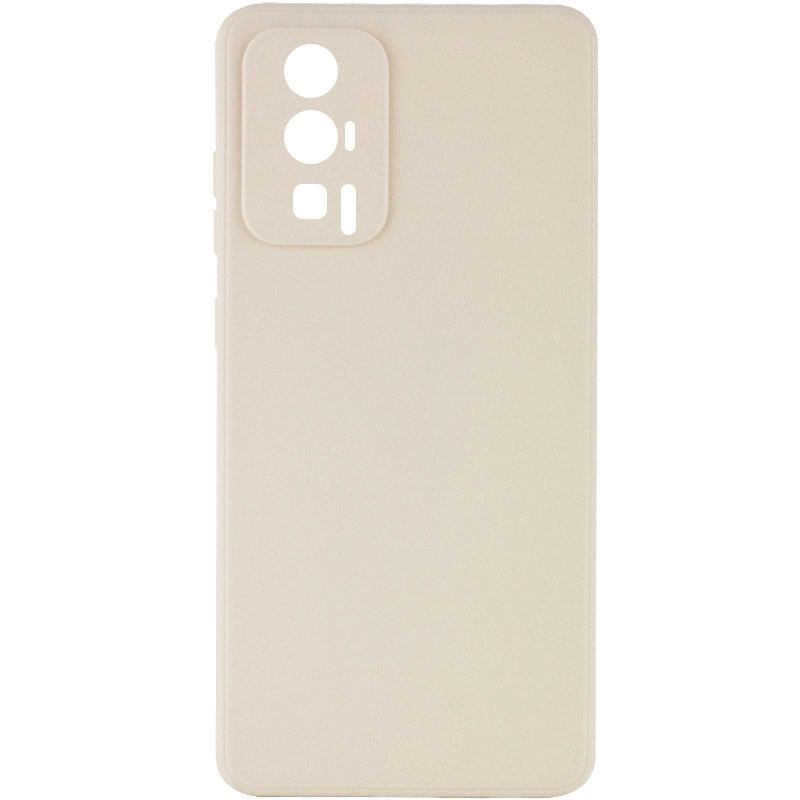 Силіконовий чохол Candy Full Camera для Xiaomi Poco F5 Pro Бежевий / Antigue White