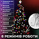 Гірлянда нитка на 400 LED лампочок світлодіодна прозорий провід 18 м 8 режимів роботи, фото 2