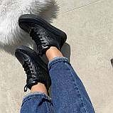 Черевики жіночі зимові шкіряні чорні /23274/ 37р, фото 2