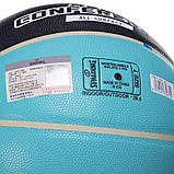 М'яч баскетбольний SPALDING ALL CONFERENCE (блакитний-чорний) розмір 7,, фото 4