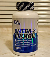 Мега3 Evlution Nutrition Omega 3 Fish Oil 60 капсул риб'ячий жир жирні кислоти фіш оіл