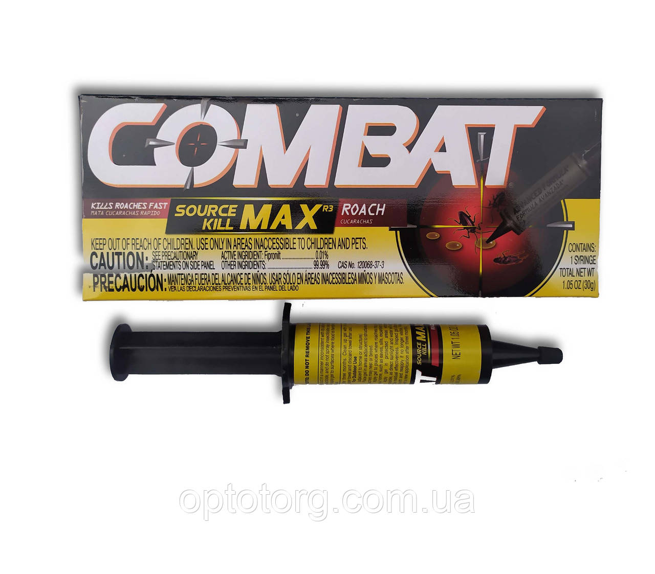 Гель шприц від тарганів Combat SuperKill MAX Henkel 30гр