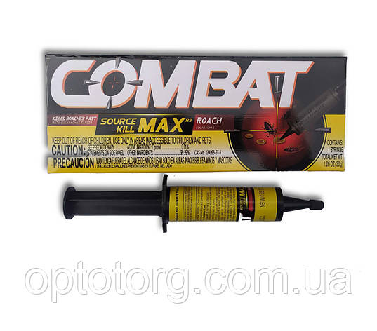 Гель шприц від тарганів Combat SuperKill MAX Henkel 30гр, фото 2