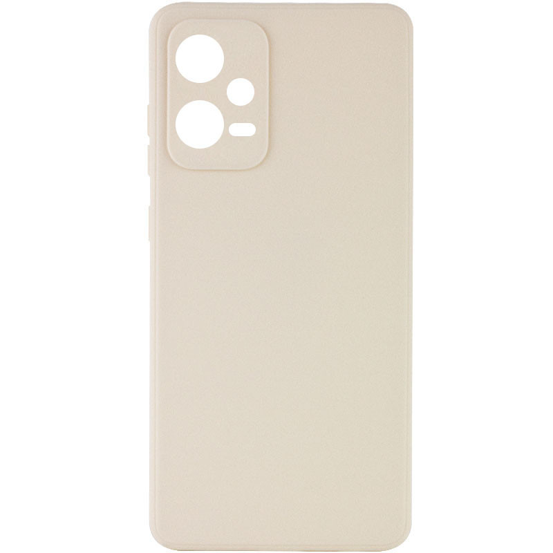 Силіконовий чохол Candy Full Camera для Xiaomi Poco X5 5G / Note 12 5G Бежевий / Antigue White