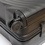 Середня валіза з поліпропілену на 68 л Snowball Robust 35203 чорна, фото 6