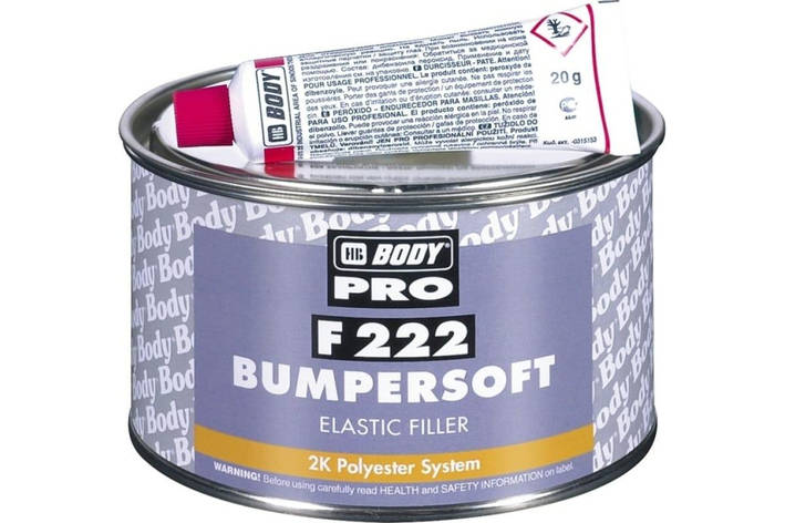 Шпаклівка по пластику BODY F222 Bumpersoft 1кг (2220200001), фото 1