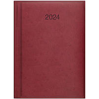 Ежедневник датированный 2024 Brunnen Torino А5 разные цвета марсала