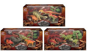 Набір динозаврів Q 9899-224, 7 елементів, 4 динозаври, 3 аксесуари