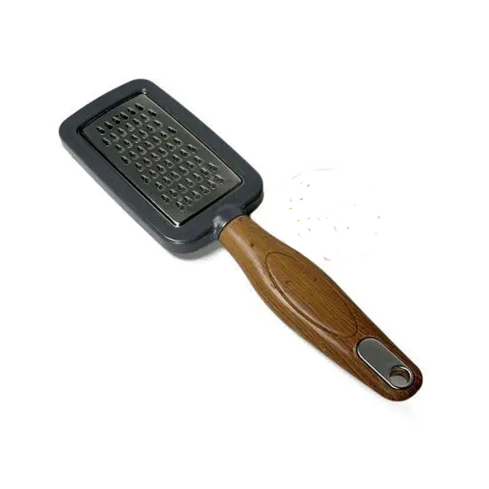 Ручна терка для сиру WOODEN, сірий OKYANUS