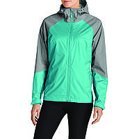 Куртка Eddie Bauer Womens Cloud Cap Flex Rain Jacket AQUAMARINE XXL Зеленый (792-792-0123AQ-X DT, код: 1212566