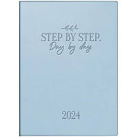 Ежедневник датированный 2024 Brunnen Torino Trend А5 голубой