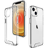 Чохол TPU Space Case transparent для Apple iPhone 15 Plus (6.7") Прозорий, фото 3