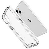 Чохол TPU Space Case transparent для Apple iPhone 15 Plus (6.7") Прозорий, фото 4