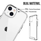 Чохол TPU Space Case transparent для Apple iPhone 15 Plus (6.7") Прозорий, фото 5