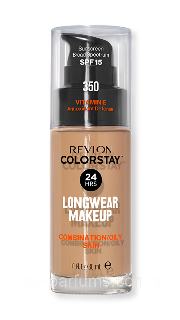 Тональний крем для комбінованої та жирної шкіри обличчя Revlon Colorstay Makeup Combination/Oily Skin 350 - Reach Tan
