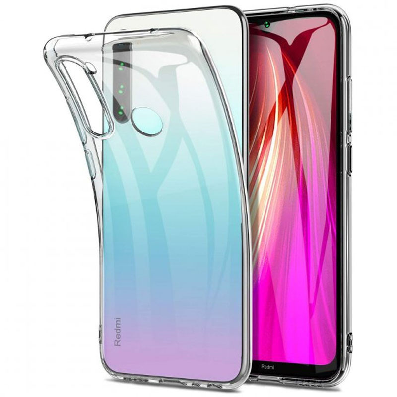 TPU чохол Epic Transparent 1,5mm для Xiaomi Redmi Note 8T Безбарвний (прозорий), фото 1