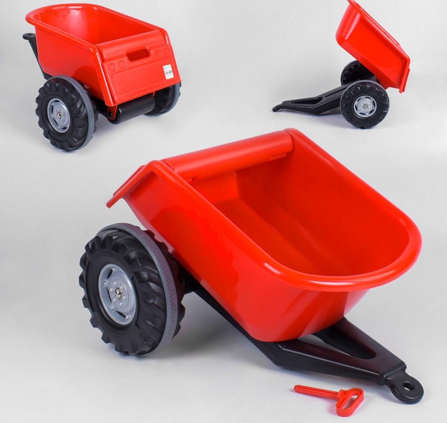 Причіп до педальних тракторів Pilsan Trailer 07-295, ЧЕРВОНИЙ