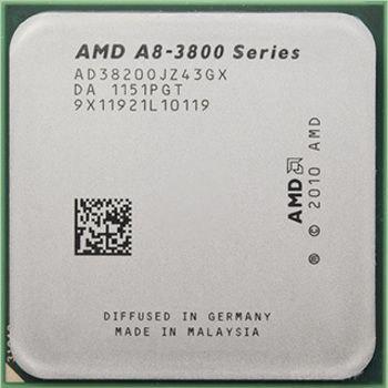 Процессор A8-3820 2.5-2.8GHz 65W, FM1