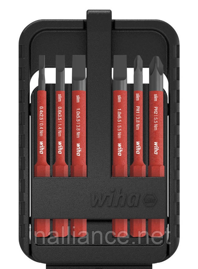 Набір біт 6 штук SL / PH slimBit electric Wiha 43159