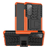 Чехол Armor Case Samsung Galaxy S20 FE Orange DL, код: 8109371
