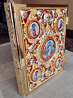 Святое Евангелие Напрестольное позолоченное в окладе на украинском языке