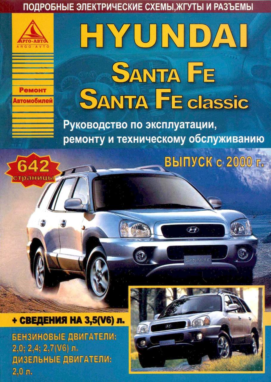 Hyundai Santa Fe с 2000 г.. Посібник з ремонту й експлуатації. Книга