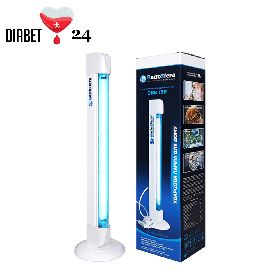 Бактерицидна лампа BaktoSfera OBB 15P OZONE