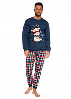 Пижама Cornette Рождественская пижама 115/236 Снеговик размер XL