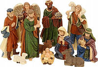 Різдвяні вертепні фігурки Koopman 11 шт. 10 см 619625