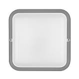 Світлодіодний світильник з мікрохвильовим датчиком ДББ 20У-18-304У1 Квадро-18 Д 18Вт 1800Лм 5000К сірий, фото 2