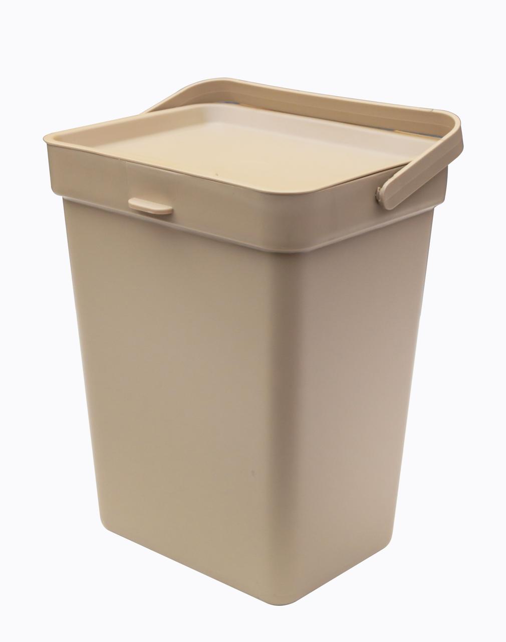 Відро пластикове 10 літрів універсальне Viva капучіно 25*20*31.5 см (ПолімерАгро), фото 1