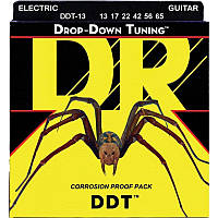 Струны для электрогитары DR DDT-13 Drop-Down Tuning Nickel Plated Mega Heavy Electric Strings KB, код: 7291153