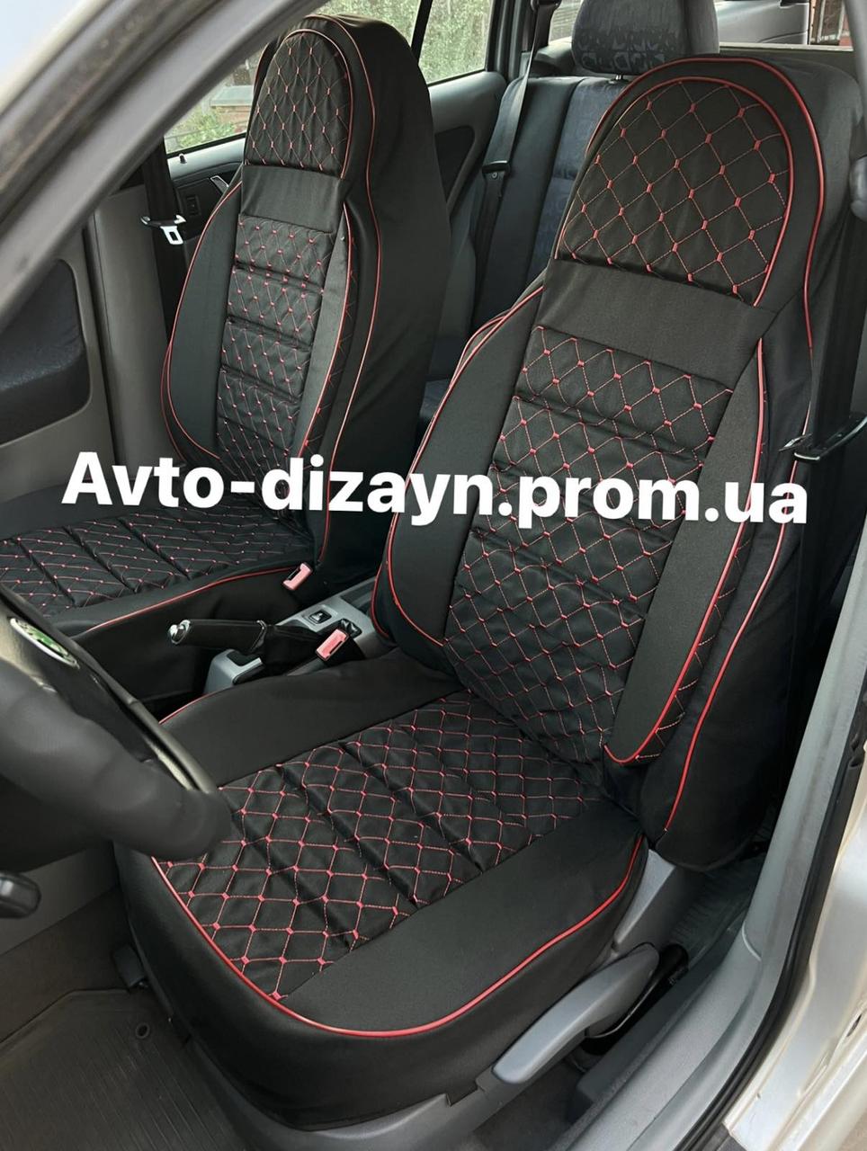 Модельні автомобільні чохли "ПІЛОТ" ВАЗ 2110 (сідан) (червоний)