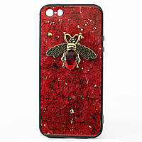 Чехол Epoxy Bee Case для Apple iPhone 5   5S   SE Red KT, код: 6517149