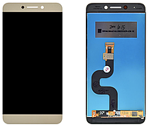 Дисплей (екран) для LeEco (LeTV) X520 Le 2/X525/X526/X527/X620/X620 Le 2 Pro + тачскрин, золотистий